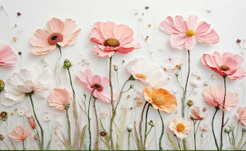 虞美人腊叶标本